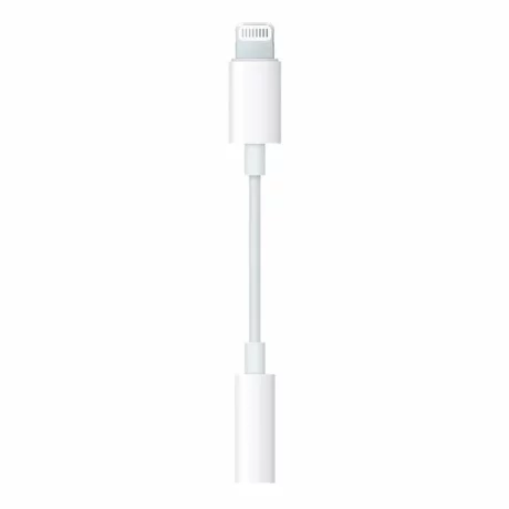 Adaptor Audio Lightning la Jack 3.5mm - Apple A1749 (MMX62ZMA/A) - White (Blister Packing)
