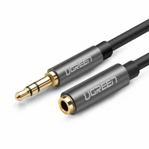 Cablu Audio Jack la Jack 1m - Ugreen  (10592) - Silver