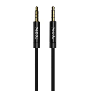 Cablu Audio Jack la Jack 1m - Yesido (YAU14) - Black