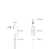 Cablu Audio Jack la Jack 2m - Ugreen Flat Design (10599) - Black