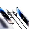 Cablu de Date 6in1, USB, Type C la Lightning, USB, Type C, Fast Charging, 100W, 1.2m - Usams (US-SJ645) - Black
