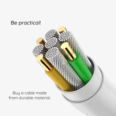 Cablu de Date Type-C la Lightning, 1m - Apple A2561 (MM0A3ZM/A) - White (Blister Packing)