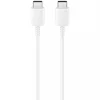 Cablu de Date USB-C la Type-C Fast Charging 3A, 1m - Samsung (EP-DA705BWE) - White (Bulk Packing)