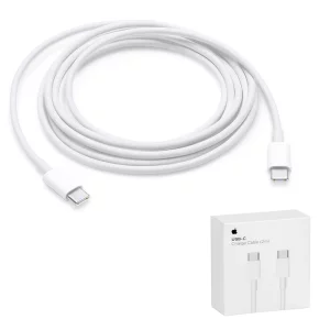 Cablu de Date USB-C la USB-C, 2m - Apple (MLL82ZM/A) - White