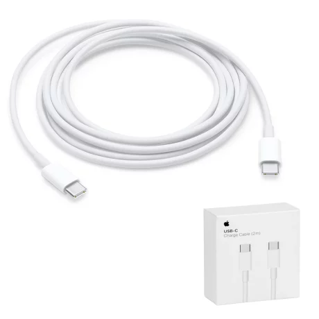 Cablu de Date USB-C la USB-C, 2m - Apple (MLL82ZM/A) - White
