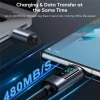 Cablu de date USB la Type-C 66W, 1.2m - JoyRoom (S-AC066A16) - Black