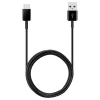 Cablu de Date USB la Type-C, Fast Charge, 25W, 1.5m - Samsung (EP-DW700CBE) - Black (Bulk Packing)