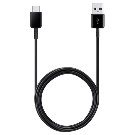 Cablu de Date USB la Type-C, Fast Charge, 25W, 1.5m - Samsung (EP-DW700CBE) - Black (Bulk Packing)