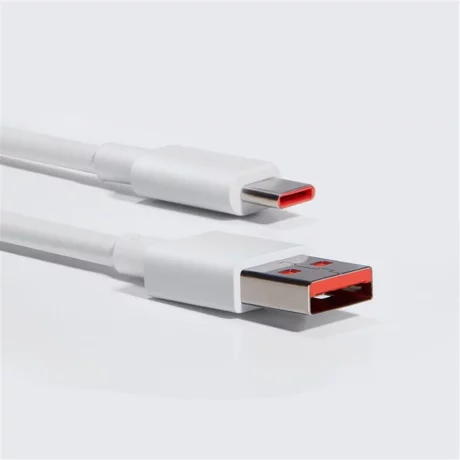 Cablu de Date USB la Type-C, Super Fast Charging 6A, 66W, 1m - Huawei (LX04072043/04072004) - White (Bulk Packing)