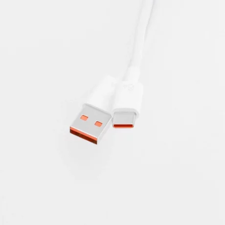 Cablu de Date USB la Type-C, Super Fast Charging 6A, 66W, 1m - Huawei (LX04072043/04072004) - White (Bulk Packing)