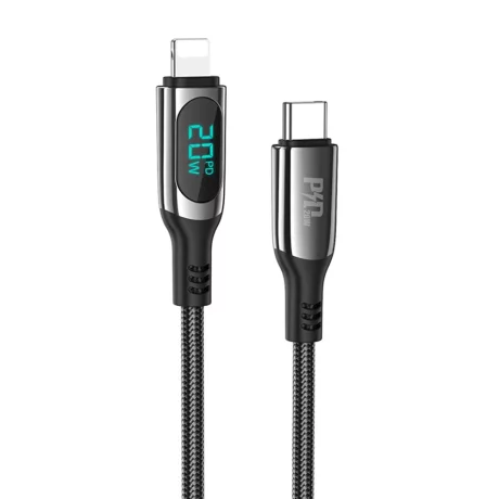 Cablu Type-C la Lightning, 20W, 1.2m - Hoco Extreme (S51) - Black