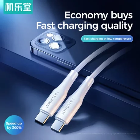 Cablu Type-C la Type-C, Fast Charging, 60W, 1.2m - JoyRoom (S-1230M3) - Black