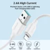 Cablu USB la Lightning, Quick Charging, 480Mbps, 2.4A, 1m - JoyRoom (S-UL012A9) - Black
