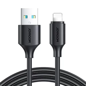 Cablu USB la Lightning, Quick Charging, 480Mbps, 2.4A, 1m - JoyRoom (S-UL012A9) - Black