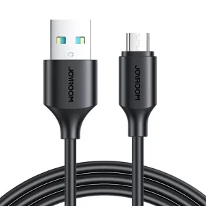 Cablu USB la Micro-USB, Quick Charging, 480Mbps, 2.4A, 2m - JoyRoom (S-UM018A9) - Black