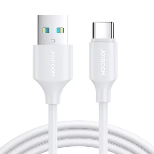 Cablu USB la Type-C, Fast Charging, 480Mbps, 3A, 1m - JoyRoom (S-UC027A9) - White
