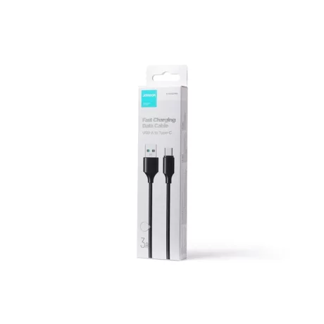 Cablu USB la Type-C, Fast Charging, 480Mbps, 3A, 2m - JoyRoom (S-UC027A9) - Black