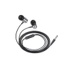 Casti Audio cu Fir Jack 3.5mm cu Microfon, 1.2m - Hoco (M108) - Metal Gray