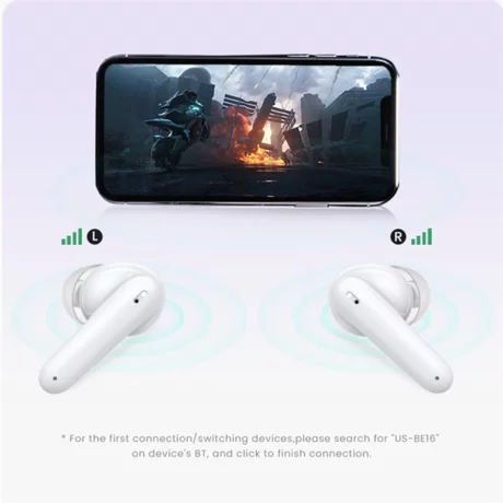Casti Bluetooth True Wireless - Usams US-BE16 (BHUBE04) - Purple