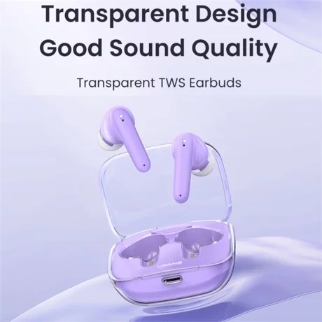 Casti Bluetooth True Wireless - Usams US-BE16 (BHUBE04) - Purple