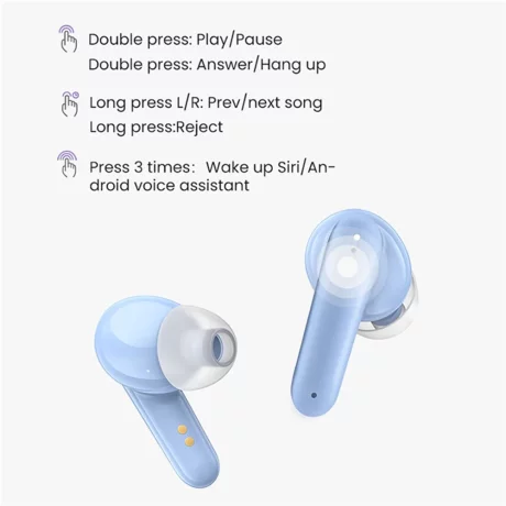 Casti Bluetooth True Wireless - Usams US-BE16 (BHUBE04) - Purple