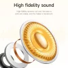 Casti Bluetooth TWS cu Carcasa Transparenta si Display Digital - Hoco (EQ3) - Purple