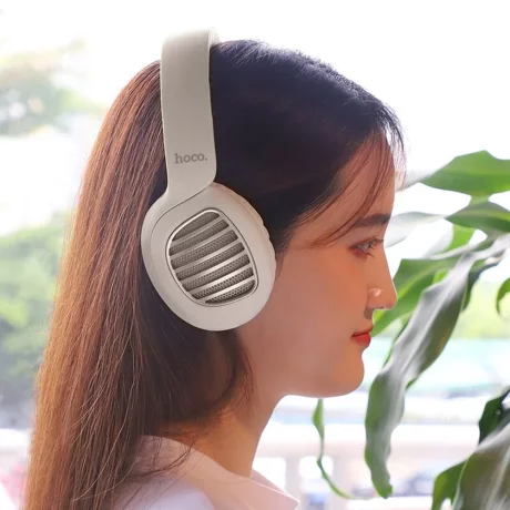 Casti Bluetooth Wireless - Hoco Brilliant (W23) - White