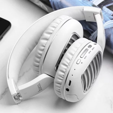 Casti Bluetooth Wireless - Hoco Brilliant (W23) - White