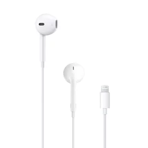 Casti cu Fir, Microfon si Mufa Lightning - Apple A1748 (MMTN2ZM/A) - White (Blister Packing)