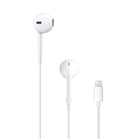Casti cu Fir, Microfon si Mufa Lightning - Apple A1748 (MMTN2ZM/A) - White (Blister Packing)