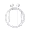 Casti cu Fir si Microfon Jack 3.5mm, Half-in-Ear, 1.2m - JoyRoom (JR-EW01) - White