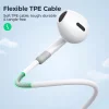 Casti cu Fir si Microfon Jack 3.5mm, Half-in-Ear, 1.2m - JoyRoom (JR-EW01) - White