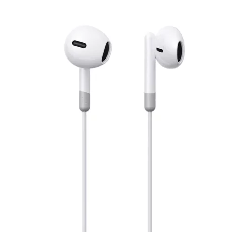 Casti cu Fir si Microfon Jack 3.5mm, Half-in-Ear, 1.2m - JoyRoom (JR-EW01) - White