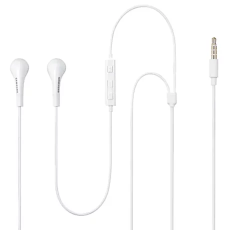 Casti cu Fir si Microfon, Mufa Jack -  Samsung (EHS64AVFWE) - White (Bulk Packing)