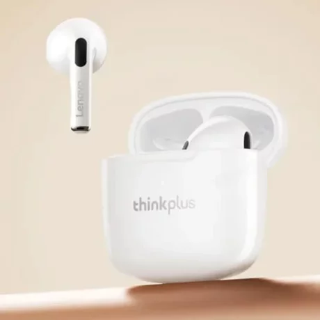 Casti Fara Fir, True Wireless, Half-In-Ear - Lenovo LivePods LP1 (21184) - White