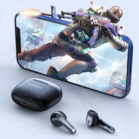 Casti Fara Fir, Wireless, Half-In-Ear - Lenovo LivePods (LP40 Pro) - Black