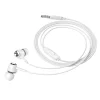 Casti Jack cu Microfon, 1.2m - Hoco Graceful (M70) - White