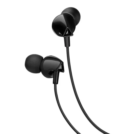 Casti Jack cu Microfon, 1.2m - Hoco Perfect Sound (M60) - Black