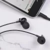 Casti Jack cu Microfon, 1.2m - Hoco Perfect Sound (M60) - Black