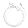 Casti Jack cu Microfon, 1.2m - Hoco Perfect Sound (M60) - White