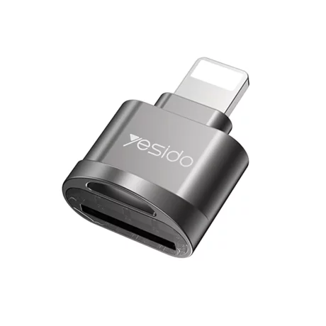 Cititior de Carduri Lightning la TF, cu Functia OTG - Yesido (GS18) - Grey