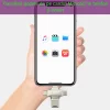 Cititor de Carduri MicroSD + Adaptor USB, Type-C, Lightning, Micro-USB - Yesido (GS13) - Silver