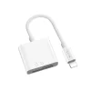 Cititor de Carduri SD, Micro SD + Adaptor Lightning - Yesido (GS11) - White