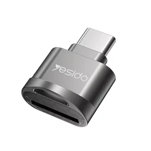 Cititor de Carduri Type-C la TF, cu Functia OTG - Yesido (GS19) - Grey