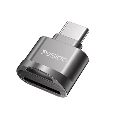 Cititor de Carduri Type-C la TF, cu Functia OTG - Yesido (GS19) - Grey
