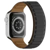 Curea pentru Apple Watch 1/2/3/4/5/6/7/8/9/10/SE/SE 2 (38/40/41/42mm) - Techsuit Watchband (W035) - Negru