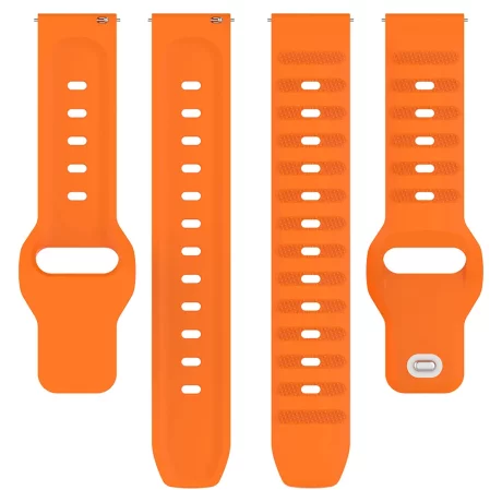Curea pentru Samsung Galaxy Watch 4/5/Active 2, Huawei Watch GT 3 (42mm)/GT 3 Pro (43mm) - Techsuit Watchband (W050) - Orange