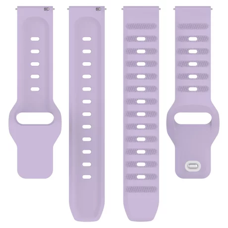 Curea pentru Samsung Galaxy Watch 4/5/Active 2, Huawei Watch GT 3 (42mm)/GT 3 Pro (43mm) - Techsuit Watchband (W050) - Purple
