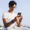 Folie Camera pentru iPhone 14 / iPhone 14 Plus (set 2) - Spigen Glas.tR Optik EZ Fit Pro - Black