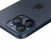 Folie Camera pentru iPhone 14 Pro  / 14 Pro Max / 15 Pro / 15 Pro Max (set 2) - Spigen Glas.tR Optik EZ Fit Pro - Blue Titanium